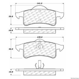 CENTRIC PARTS CERAMIC PAD
