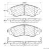 CENTRIC PARTS CERAMIC PAD