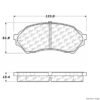 CENTRIC PARTS CERAMIC PAD