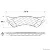 CENTRIC PARTS CERAMIC PAD