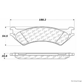 CENTRIC PARTS CERAMIC PAD