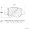CENTRIC PARTS CERAMIC PAD