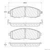 CENTRIC PARTS CERAMIC PAD
