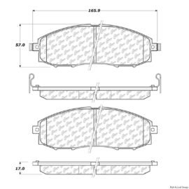 CENTRIC PARTS CERAMIC PAD