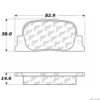 CENTRIC PARTS CERAMIC PAD