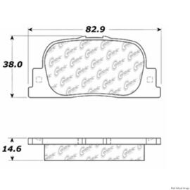 CENTRIC PARTS CERAMIC PAD