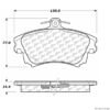 CENTRIC PARTS CERAMIC PAD