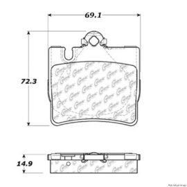 CENTRIC PARTS CERAMIC PAD