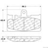 CENTRIC PARTS CERAMIC PAD