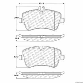CENTRIC PARTS CERAMIC PAD