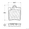 CENTRIC PARTS CERAMIC PAD