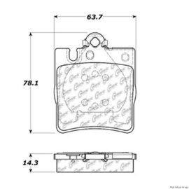 CENTRIC PARTS CERAMIC PAD