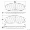 CENTRIC PARTS CERAMIC PAD