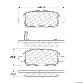CENTRIC PARTS CERAMIC PAD