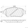 CENTRIC PARTS CERAMIC PAD