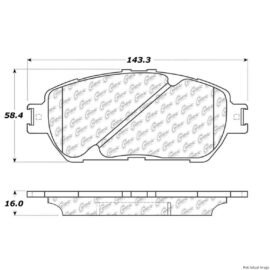 CENTRIC PARTS CERAMIC PAD