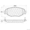 CENTRIC PARTS CERAMIC PAD
