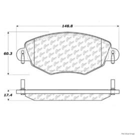 CENTRIC PARTS CERAMIC PAD
