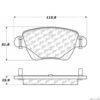 CENTRIC PARTS CERAMIC PAD
