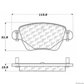 CENTRIC PARTS CERAMIC PAD