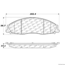 CENTRIC PARTS CERAMIC PAD