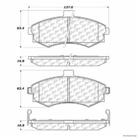 CENTRIC PARTS CERAMIC PAD