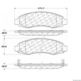 CENTRIC PARTS CERAMIC PAD