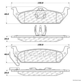 CENTRIC PARTS CERAMIC PAD