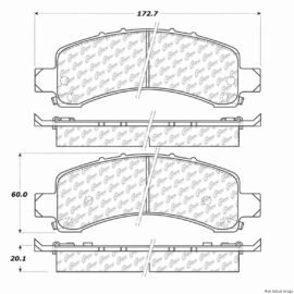 CENTRIC PARTS CERAMIC PAD