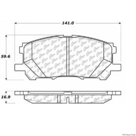CENTRIC PARTS CERAMIC PAD