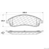 CENTRIC PARTS CERAMIC PAD