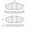 CENTRIC PARTS CERAMIC PAD