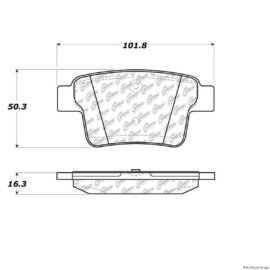 CENTRIC PARTS CERAMIC PAD