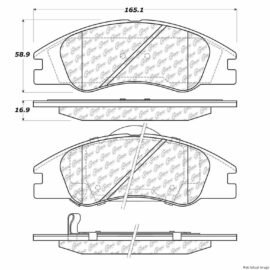 CENTRIC PARTS CERAMIC PAD