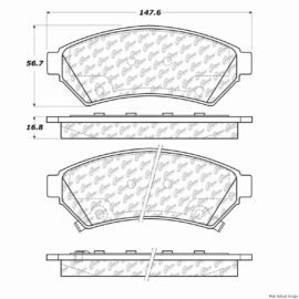 CENTRIC PARTS CERAMIC PAD