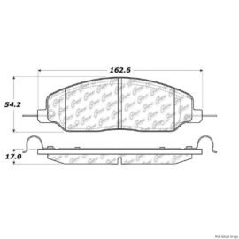 CENTRIC PARTS CERAMIC PAD