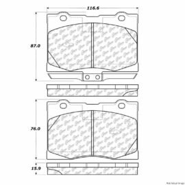 CENTRIC PARTS CERAMIC PAD