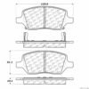 CENTRIC PARTS CERAMIC PAD