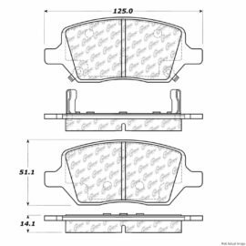 CENTRIC PARTS CERAMIC PAD