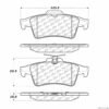 CENTRIC PARTS CERAMIC PAD