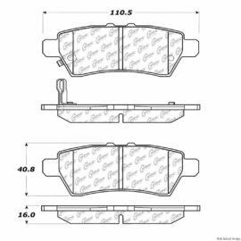 CENTRIC PARTS CERAMIC PAD