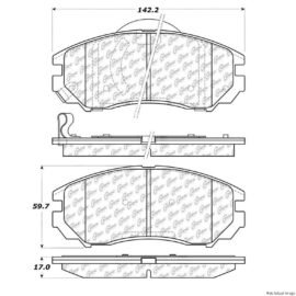 CENTRIC PARTS CERAMIC PAD