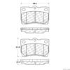 CENTRIC PARTS CERAMIC PAD