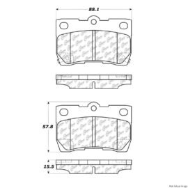 CENTRIC PARTS CERAMIC PAD