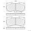 CENTRIC PARTS CERAMIC PAD