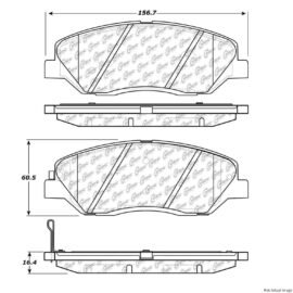 CENTRIC PARTS CERAMIC PAD