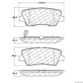 CENTRIC PARTS CERAMIC PAD