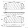 CENTRIC PARTS CERAMIC PAD