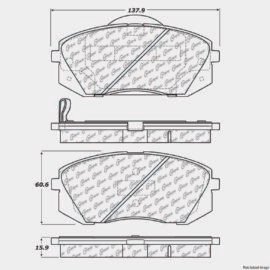 CENTRIC PARTS CERAMIC PAD