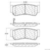 CENTRIC PARTS CERAMIC PAD